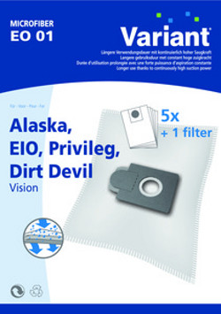Staubsaugerbeutel Alaska Metro BS 1600 - 5 Staubbeutel - Microvlies Staubsaugerbeutel Alaska Metro BS 1600 - 5 Staubbeutel - Microvlies