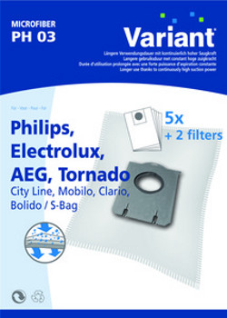 Staubsaugerbeutel Philips S-bag - 5 Tüten - Microvlies Staubsaugerbeutel Philips S-bag - 5 Tüten - Microvlies