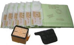 Staubsaugerbeutel Vorwerk Filterset geeignet für Kobold VK 135 - 6 Tüten + 1 Hygienefilter + 1 Motorschutzfilter - Papier Staubsaugerbeutel Vorwerk Filterset geeignet für Kobold VK 135 - 6 Tüten + 1 Hygienefilter + 1 Motorschutzfilter - Papier