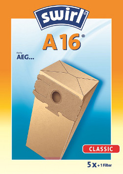 Staubsaugerbeutel-Typ: A16 - Material: Papier - Anzahl: 1 Staubsaugerbeutel-Typ: A16 - Material: Papier - Anzahl: 1