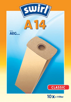 Staubsaugerbeutel-Typ: A14 - Material: Papier - Anzahl: 1 Staubsaugerbeutel-Typ: A14 - Material: Papier - Anzahl: 1