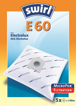 Staubsaugerbeutel-Typ: E60 - Material: Microvlies - Anzahl: 1 Staubsaugerbeutel-Typ: E60 - Material: Microvlies - Anzahl: 1